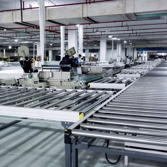 Línea automática de producción de resortes/máquina de embalaje de colchones en rollo y compresión