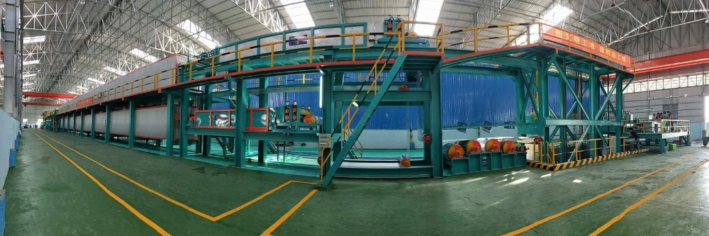 Double Coating Double Baking Steel/Aluminum Coil Color Coating Line for PPGI/PPGL