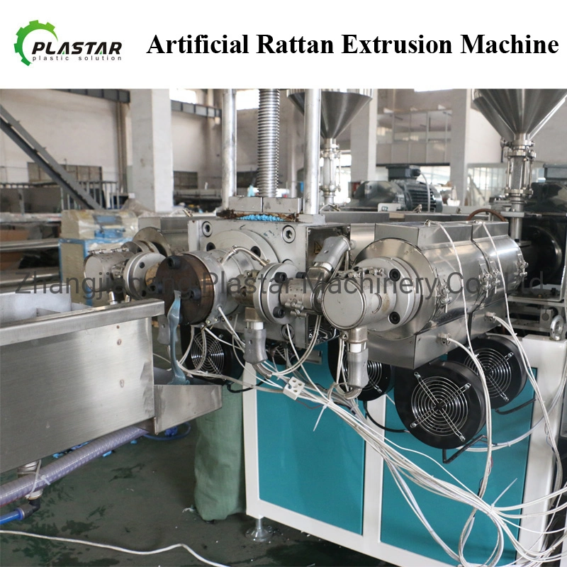 Plastic Artificial Rattan Production Line for Woven Sofa and Chairs